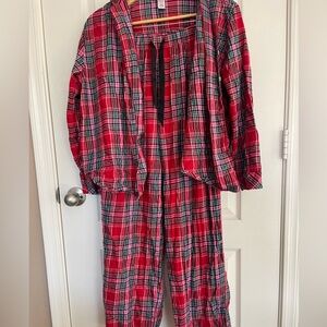 Plaid Women’s Pajamas - Red and Green
